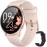 Smart Watches for Women, 2021 HD LCD Smart Watch for Android Phones and iPhone Compatible, 3ATM Waterproof Fitness Smartwatch with Sleep Tracker, Heart Rate, Blood Oxygen Monitor, Smartwatch Rose Gold