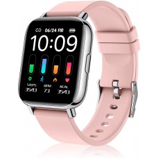 Smart Watch for Women, 1.69" Touch Screen Fitness Tracker with 24 Sports, IP67 Waterproof Smartwatch Fitness Watch with Heart Rate Monitor, Sleep Monitor, Stopwatch Activity Tracker for Android/iOS